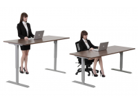 Standing Desk, Adjustable Height 30"x60" with Electrical Height Adjustment between 27" - 47" High, Five Colors